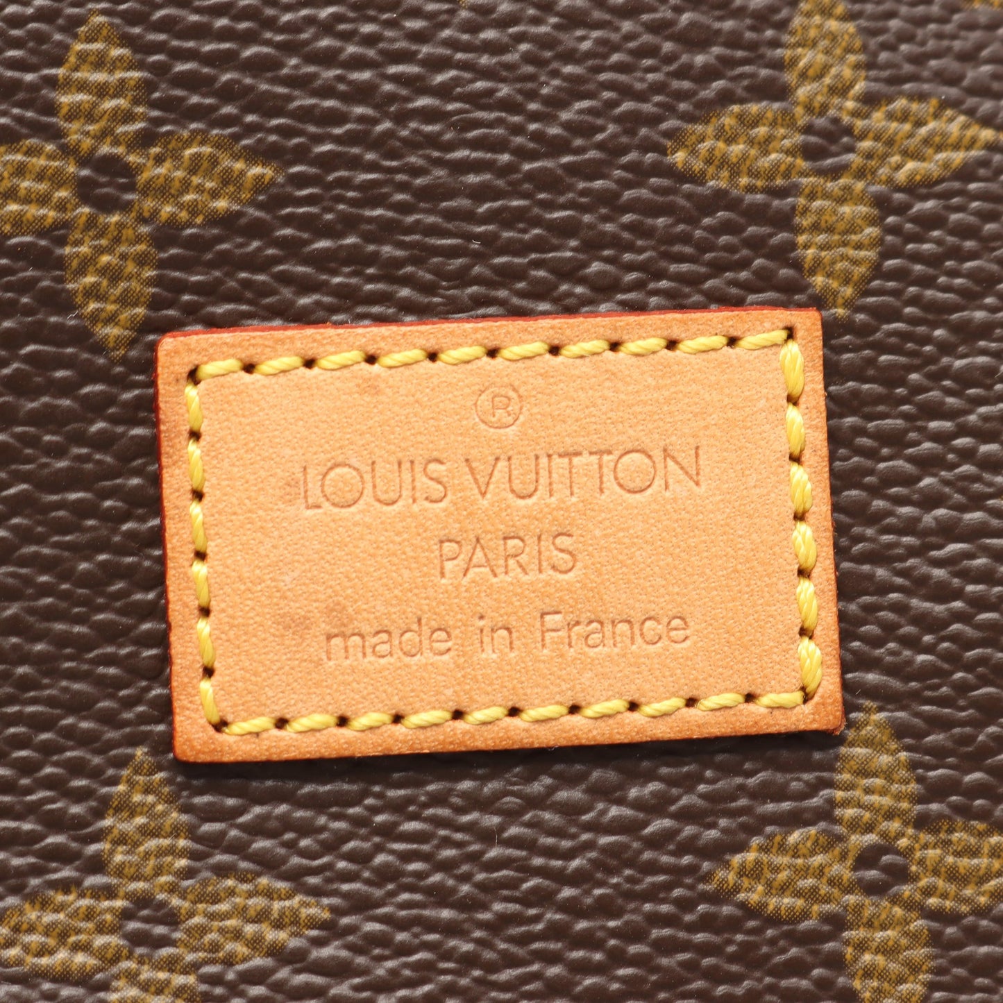 ソミュール30 モノグラム ショルダーバッグ PVC レザー ブラウン ルイヴィトン バッグ LOUIS VUITTON