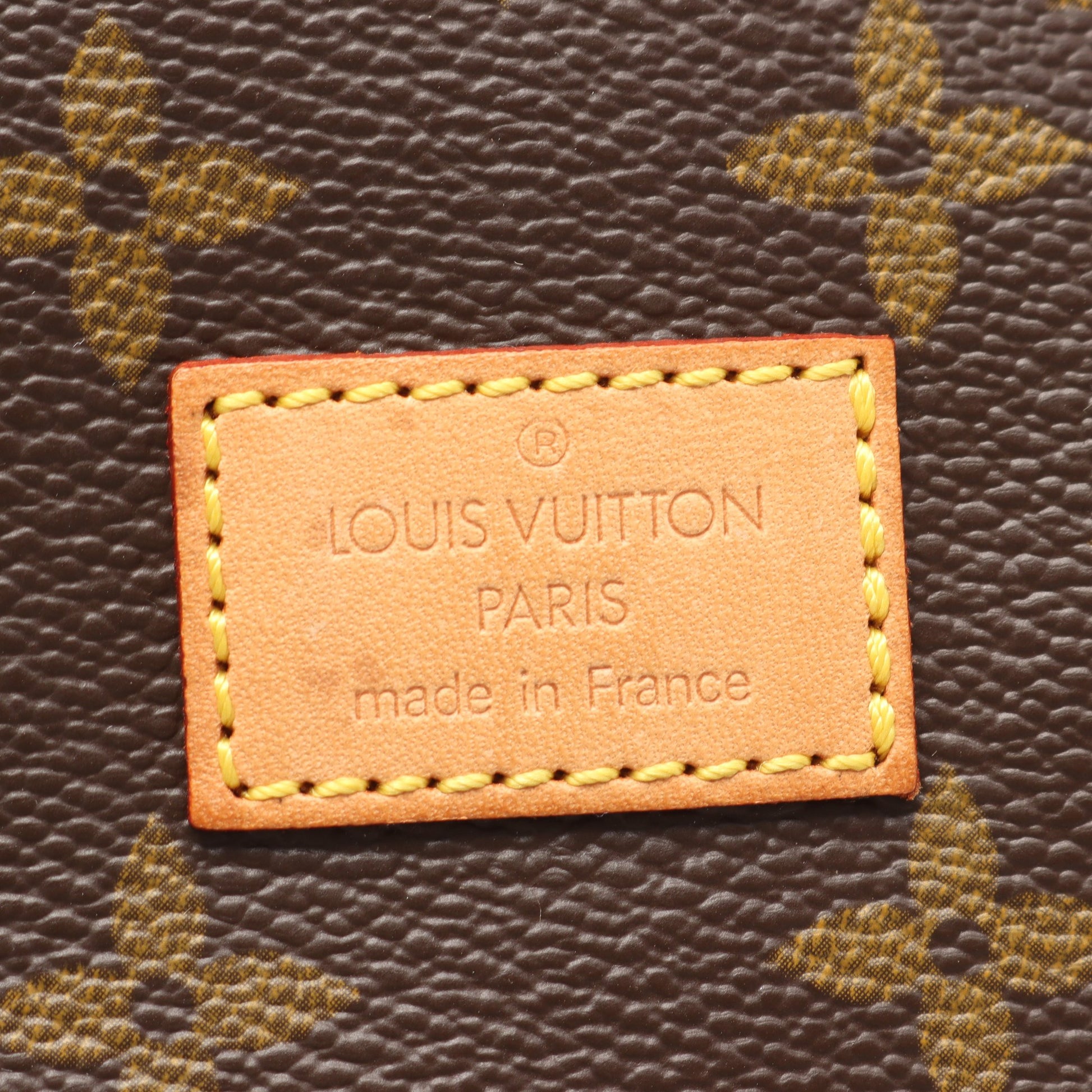 ソミュール30 モノグラム ショルダーバッグ PVC レザー ブラウン ルイヴィトン バッグ LOUIS VUITTON