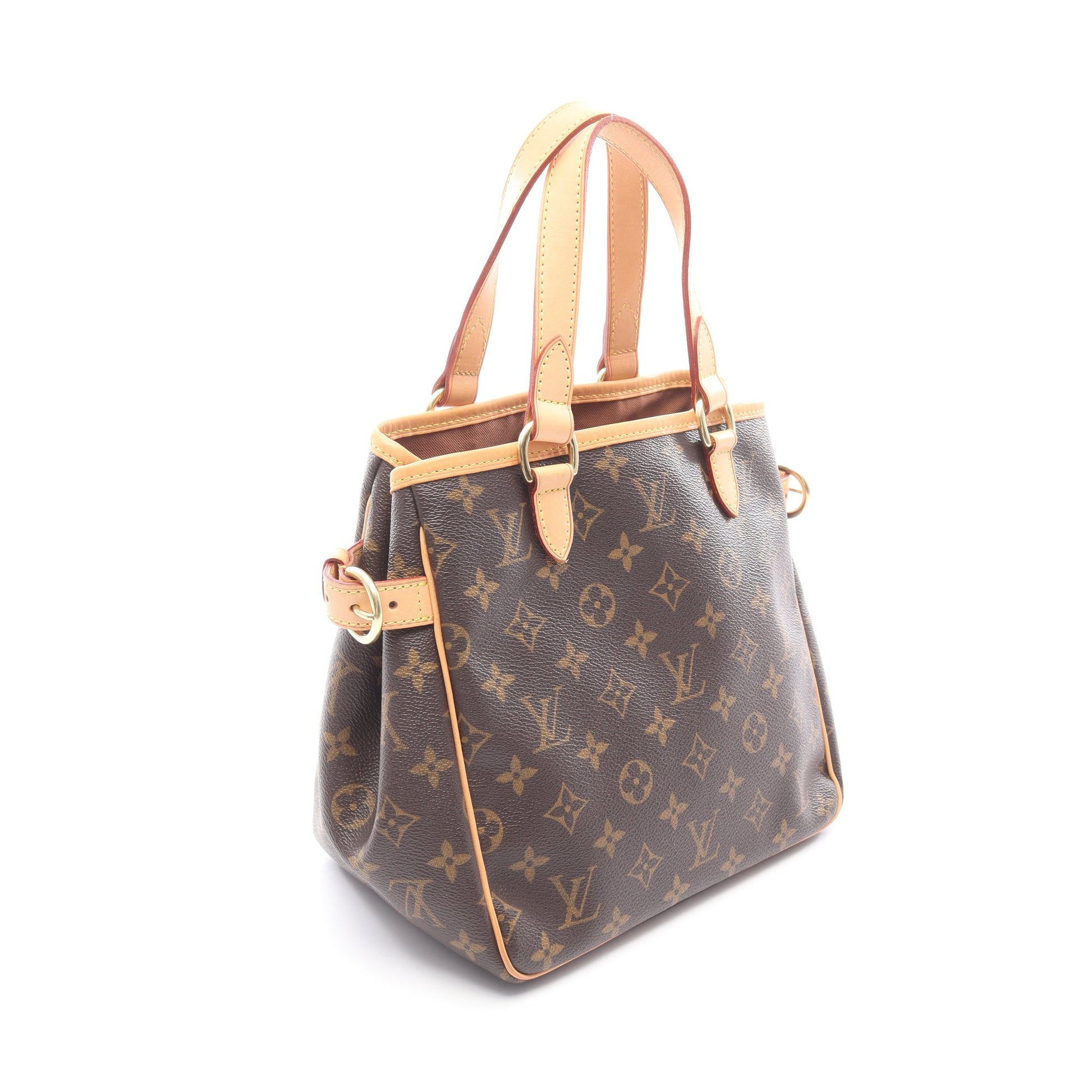 バティニョール モノグラム ハンドバッグ PVC レザー ブラウン ルイヴィトン バッグ LOUIS VUITTON
