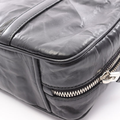 Re-Edition 2001 2WAY ハンドバッグ レザー ブラック プラダ バッグ PRADA