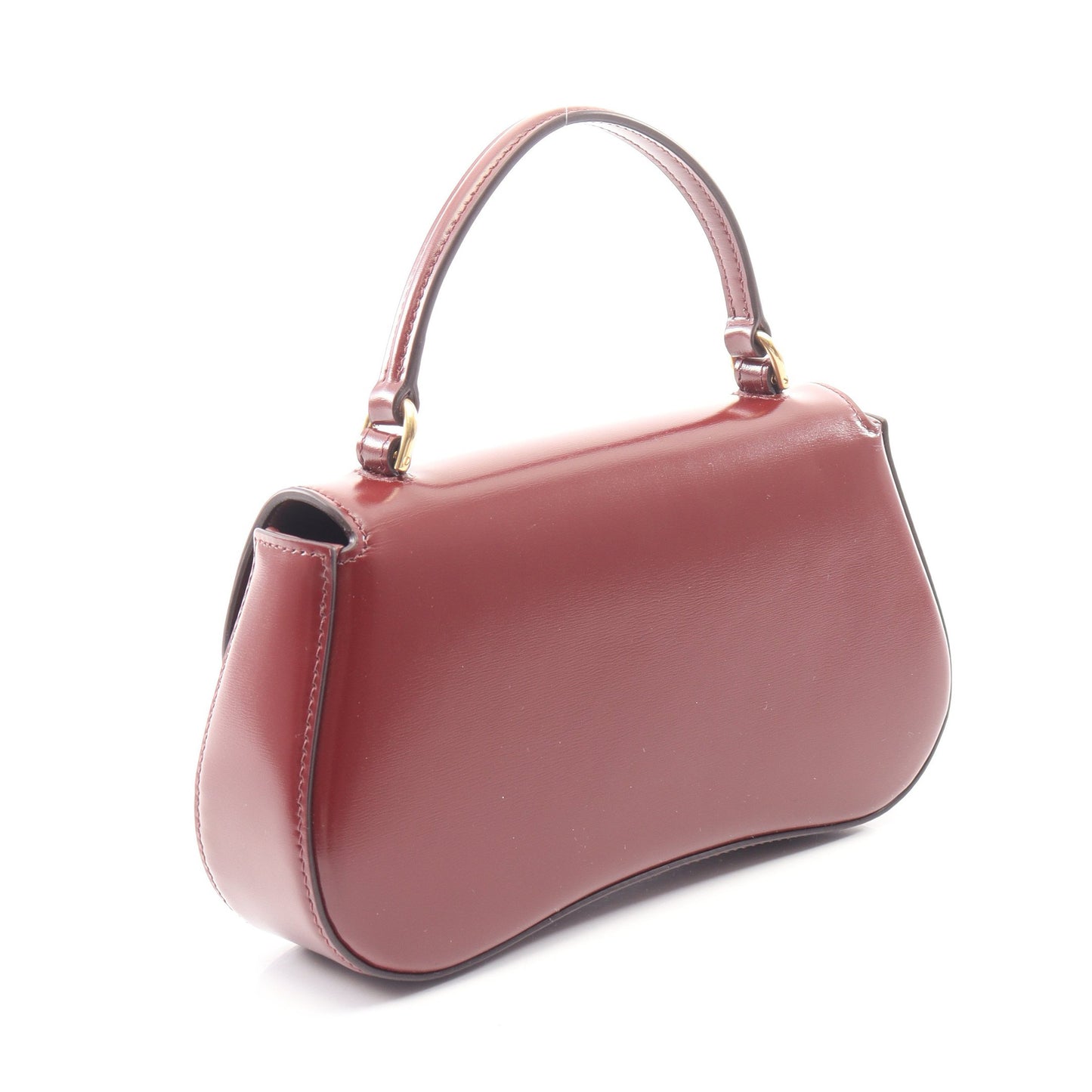 ティーン ローラ 2WAY ハンドバッグ レザー ボルドー セリーヌ バッグ CELINE