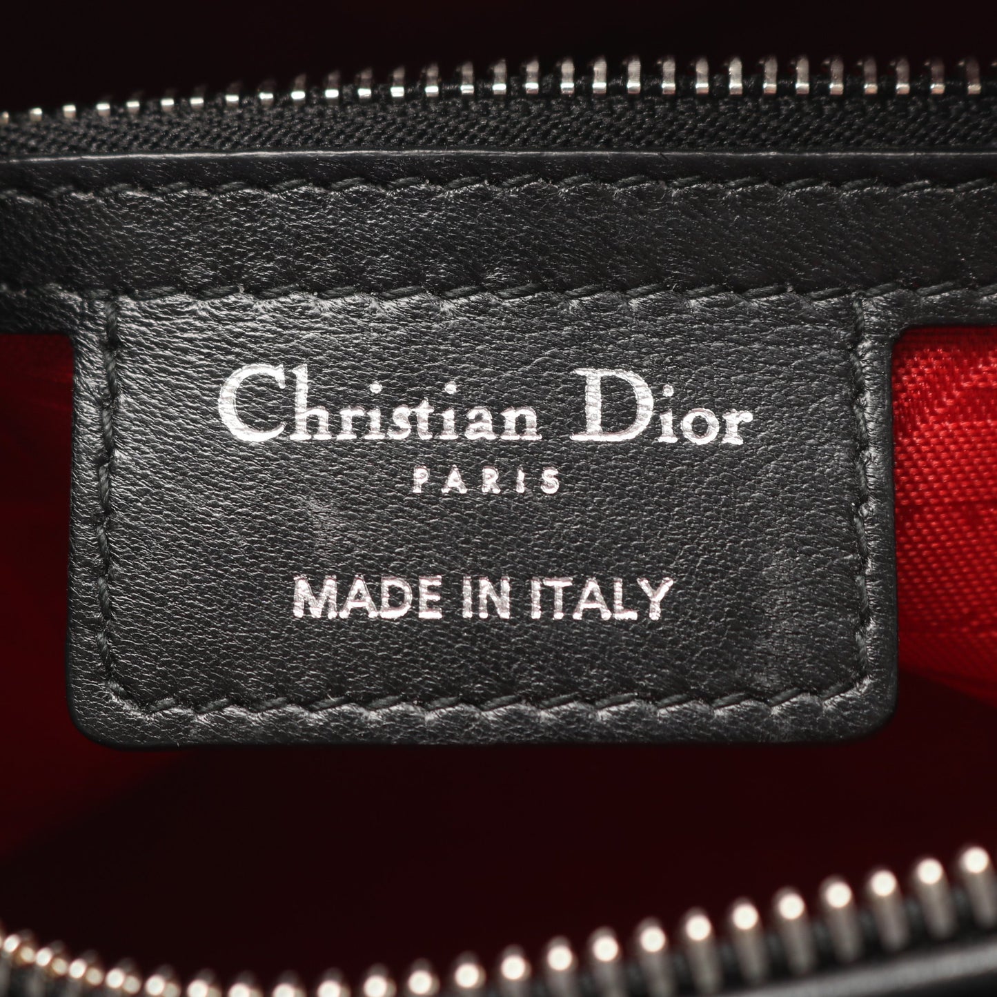 レディディオール ラージ カナージュ 2WAY ハンドバッグ レザー ブラック クリスチャンディオール バッグ Christian Dior