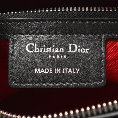 レディディオール ラージ カナージュ 2WAY ハンドバッグ レザー ブラック クリスチャンディオール バッグ Christian Dior