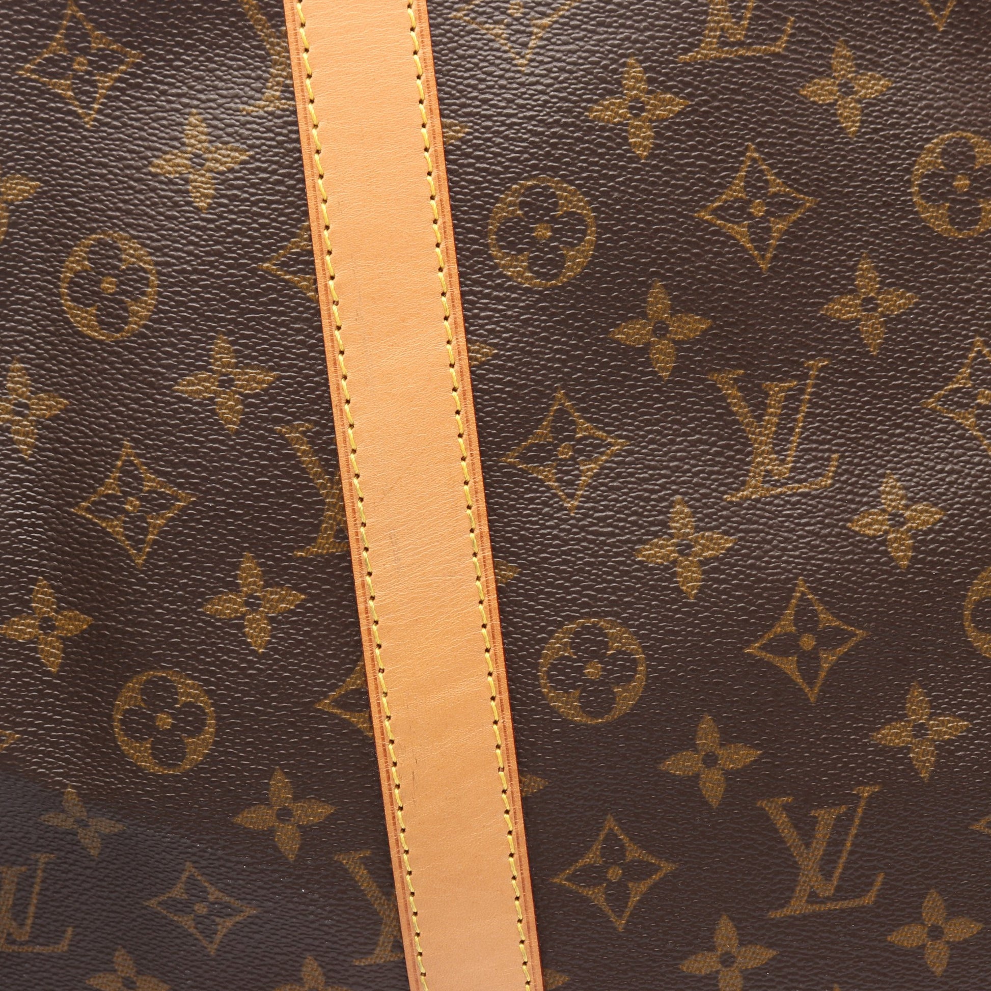 キーポル55 モノグラム ボストンバッグ PVC レザー ブラウン ルイヴィトン バッグ LOUIS VUITTON