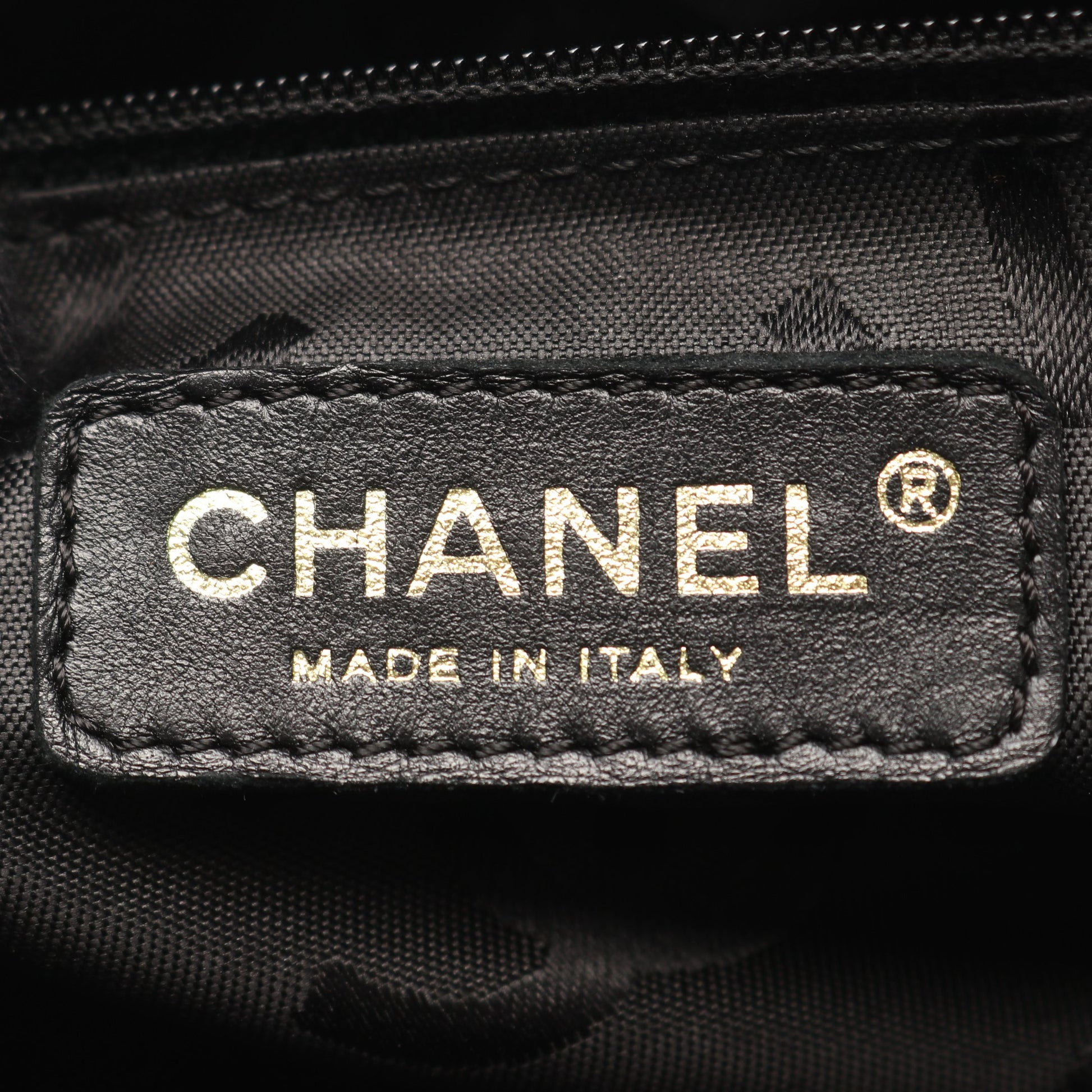 ワイルドステッチ ハンドバッグ レザー ブラック ゴールド金具 シャネル バッグ CHANEL