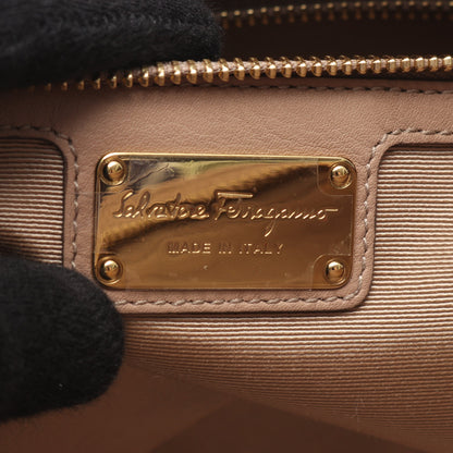 ガンチーニ 2WAY ハンドバッグ チェーンハンドバッグ レザー グレーベージュ サルヴァトーレフェラガモ バッグ Salvatore Ferragamo