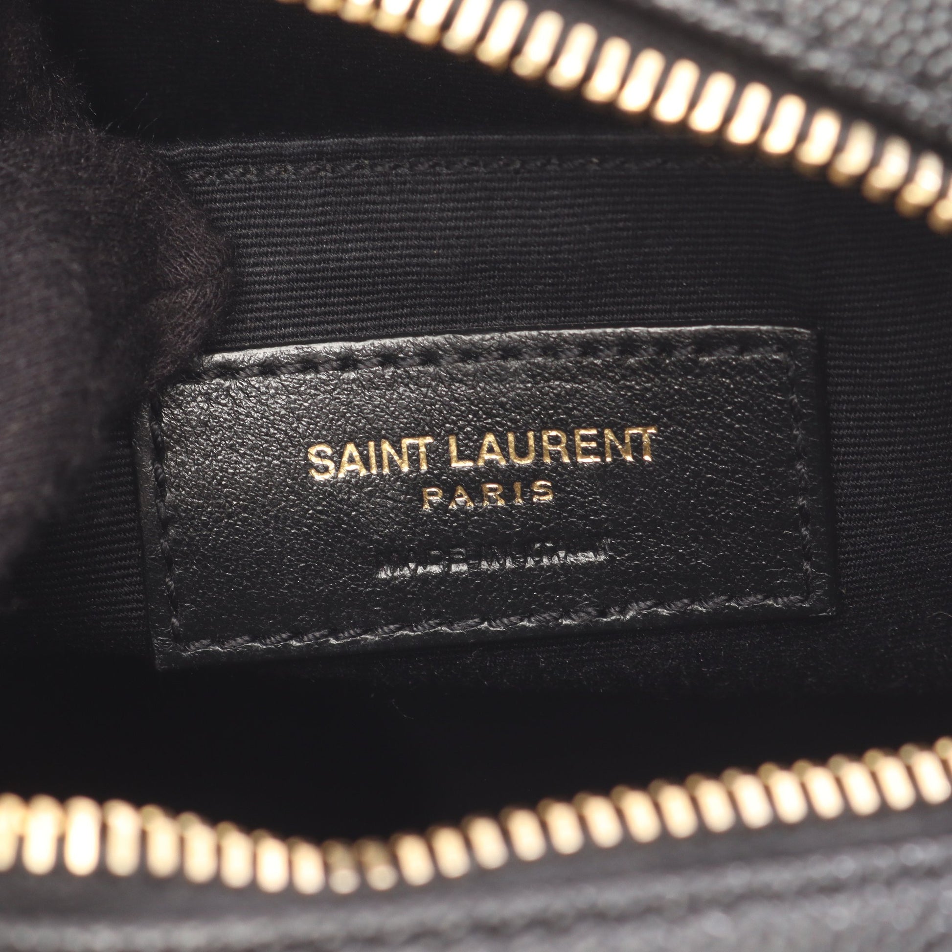 ヴィニル モノグラム チェーンショルダーバッグ レザー ブラック サンローランパリ バッグ SAINT LAURENT PARIS
