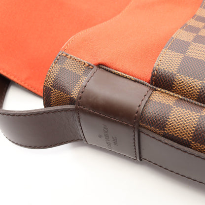 バスティーユ ダミエエベヌ ショルダーバッグ PVC レザー ブラウン ルイヴィトン バッグ LOUIS VUITTON