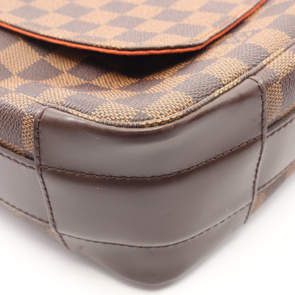 バスティーユ ダミエエベヌ ショルダーバッグ PVC レザー ブラウン ルイヴィトン バッグ LOUIS VUITTON