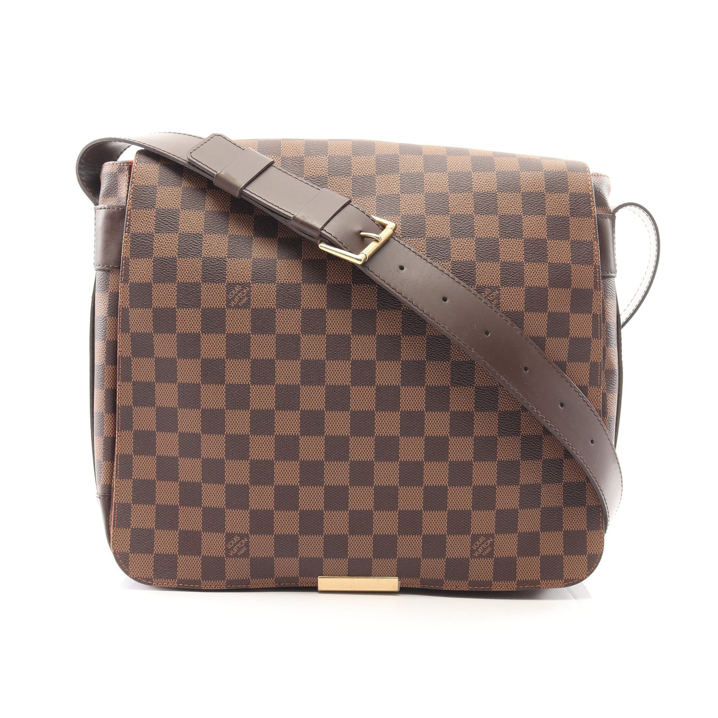 バスティーユ ダミエエベヌ ショルダーバッグ PVC レザー ブラウン ルイヴィトン バッグ LOUIS VUITTON