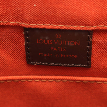 バスティーユ ダミエエベヌ ショルダーバッグ PVC レザー ブラウン ルイヴィトン バッグ LOUIS VUITTON