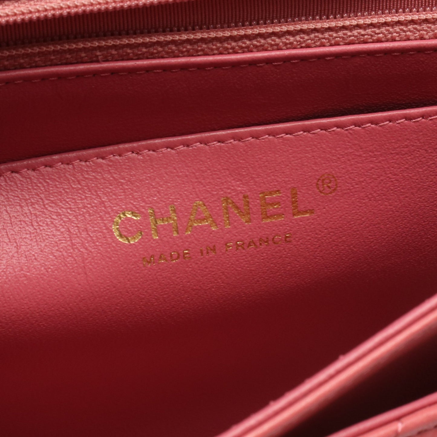 マトラッセ シングルフラップ Wチェーンショルダーバッグ レザー ピンク ゴールド金具 シャネル バッグ CHANEL