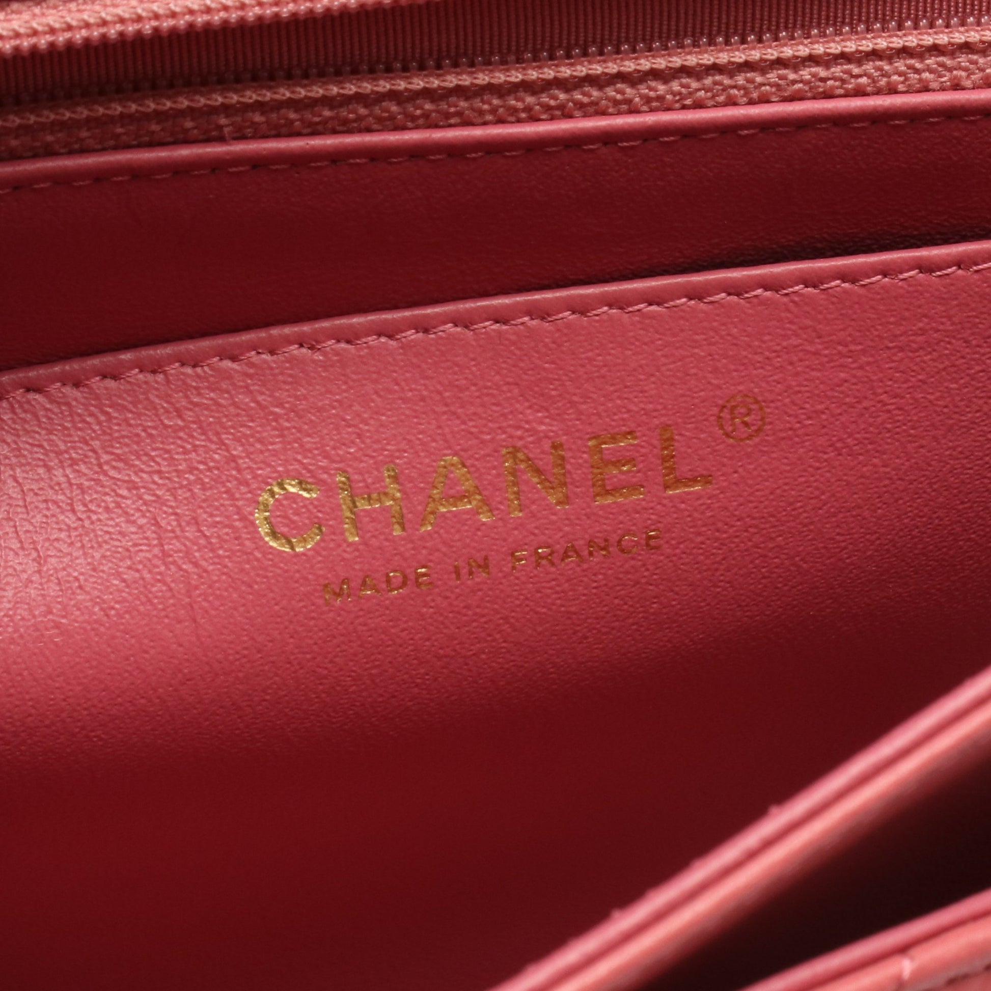 マトラッセ シングルフラップ Wチェーンショルダーバッグ レザー ピンク ゴールド金具 シャネル バッグ CHANEL