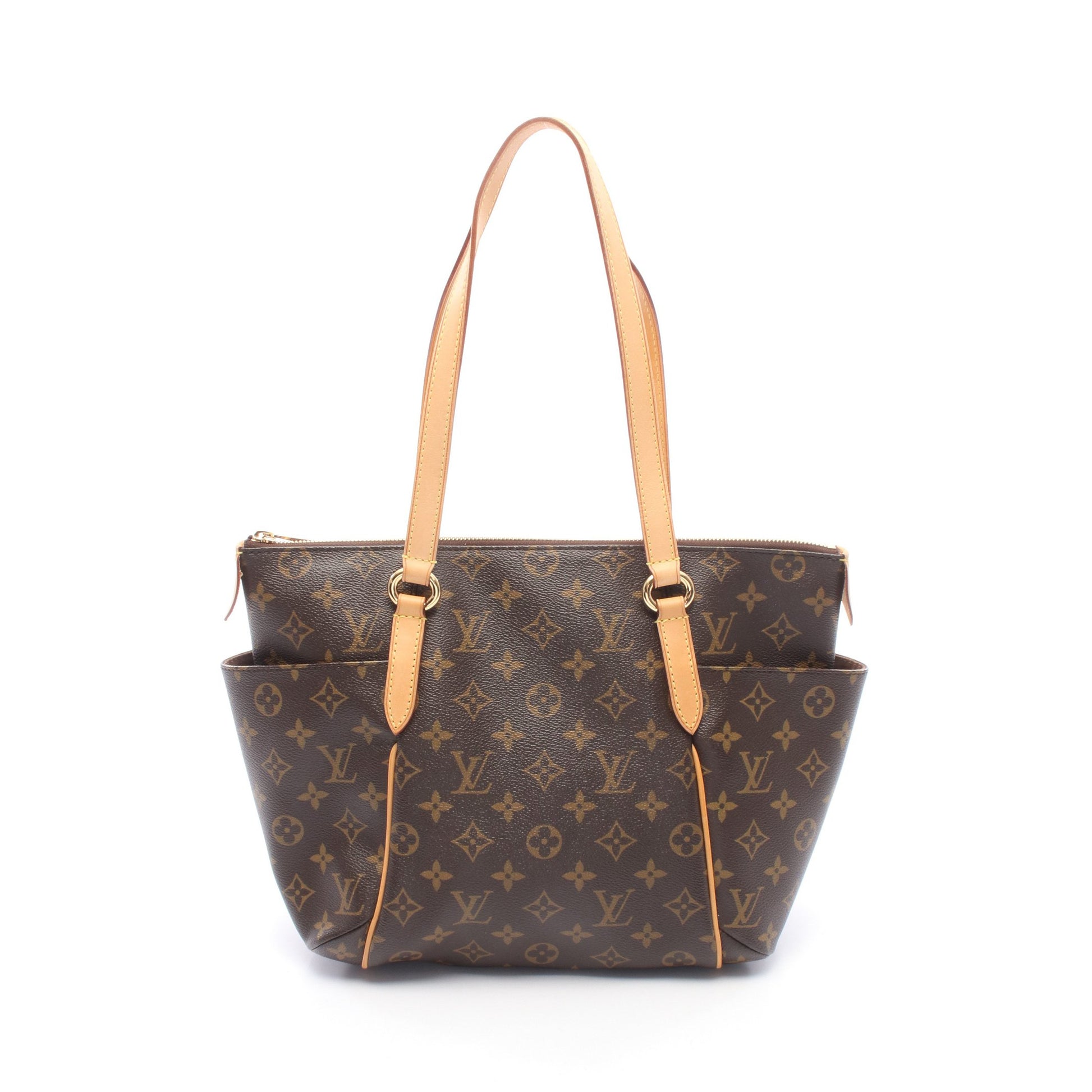 トータリーPM モノグラム ショルダーバッグ トートバッグ PVC レザー ブラウン ルイヴィトン バッグ LOUIS VUITTON