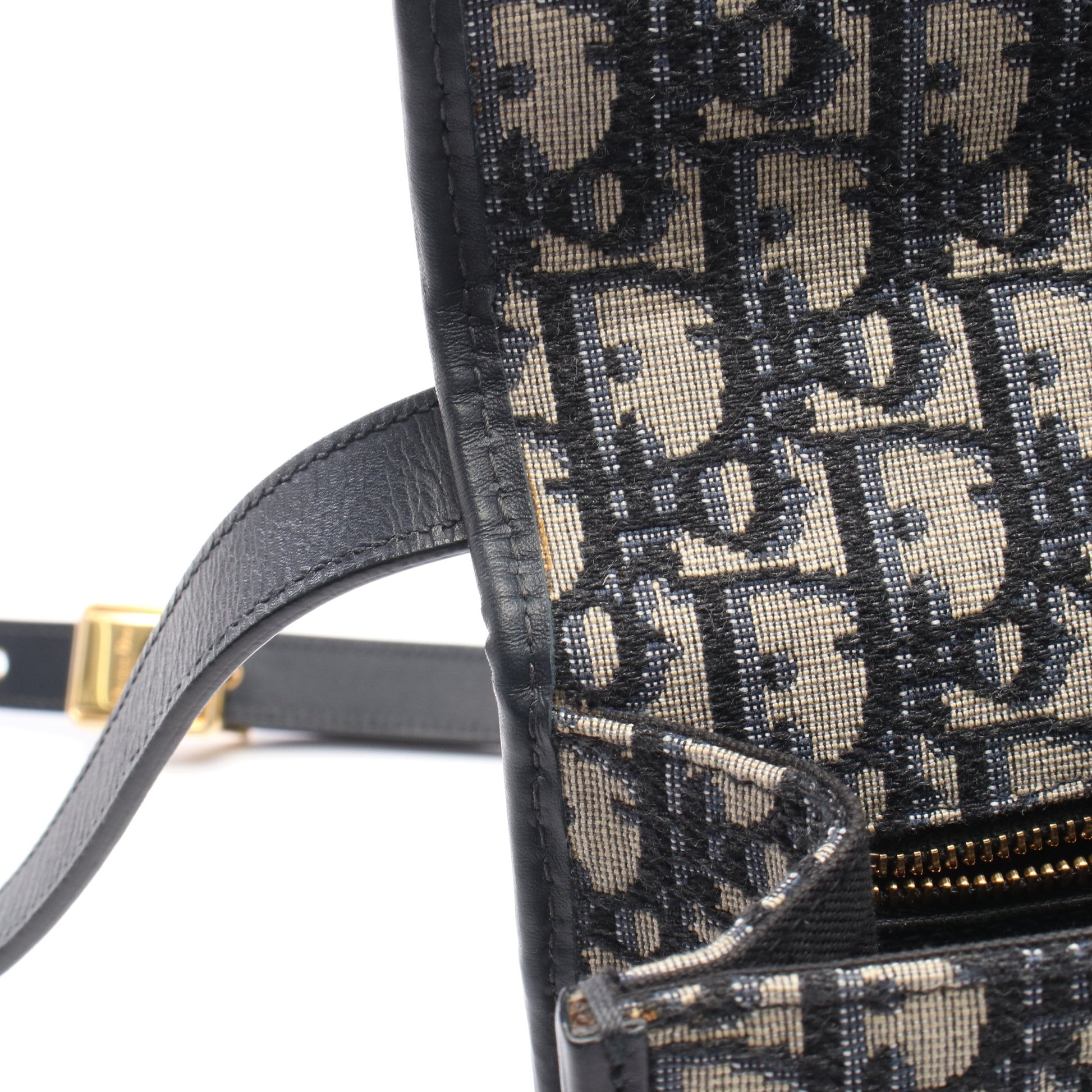 30 MONTAIGNE モンテーニュ オブリーク ショルダーバッグ キャンバス レザー ネイビー ベージュ クリスチャンディオール バッグ Christian Dior