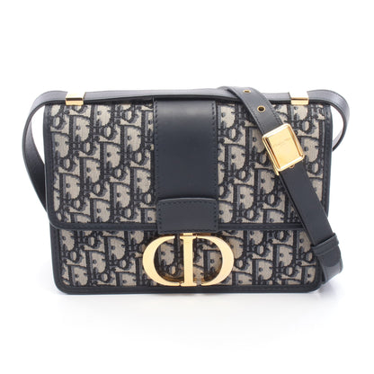 30 MONTAIGNE モンテーニュ オブリーク ショルダーバッグ キャンバス レザー ネイビー ベージュ クリスチャンディオール バッグ Christian Dior