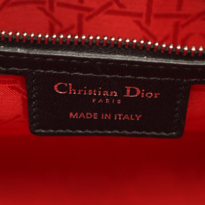 レディディオール ラージ カナージュ 2WAY ハンドバッグ レザー ブラック クリスチャンディオール バッグ Christian Dior
