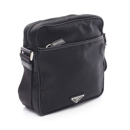 ショルダーバッグ ナイロン レザー ブラック プラダ バッグ PRADA