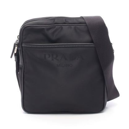 ショルダーバッグ ナイロン レザー ブラック プラダ バッグ PRADA