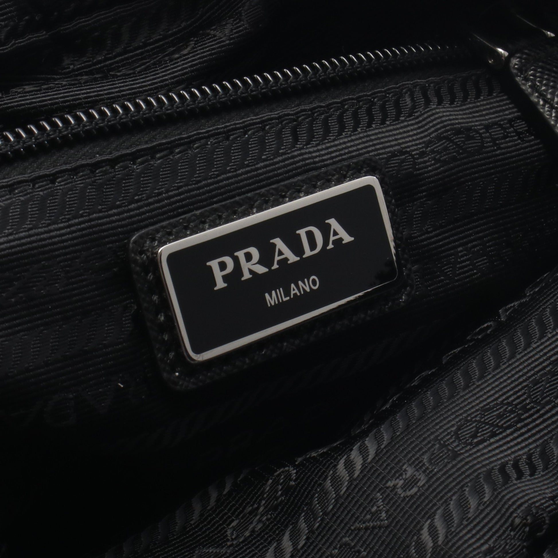 ショルダーバッグ ナイロン レザー ブラック プラダ バッグ PRADA