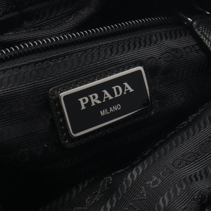 ショルダーバッグ ナイロン レザー ブラック プラダ バッグ PRADA