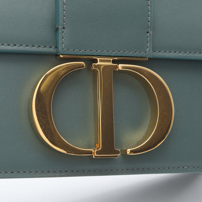 30 MONTAIGNE モンテーニュ ショルダーバッグ レザー グレーグリーン クリスチャンディオール バッグ Christian Dior