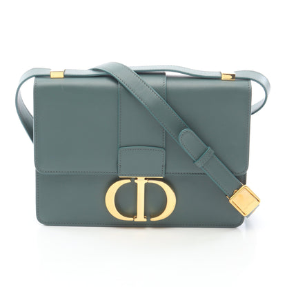 30 MONTAIGNE モンテーニュ ショルダーバッグ レザー グレーグリーン クリスチャンディオール バッグ Christian Dior