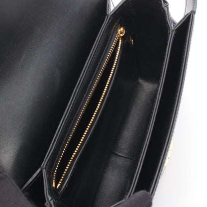 ティーン トリオンフ バッグ ショルダーバッグ レザー ブラック セリーヌ バッグ CELINE