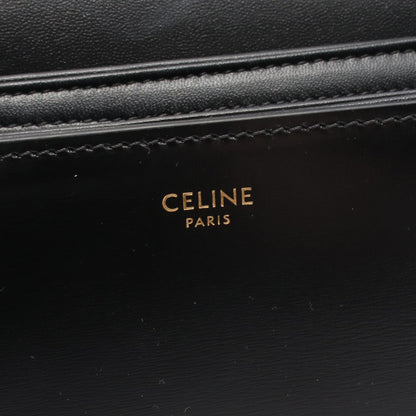 ティーン トリオンフ バッグ ショルダーバッグ レザー ブラック セリーヌ バッグ CELINE