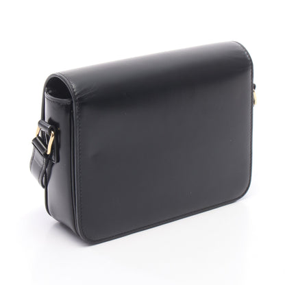 ティーン トリオンフ バッグ ショルダーバッグ レザー ブラック セリーヌ バッグ CELINE