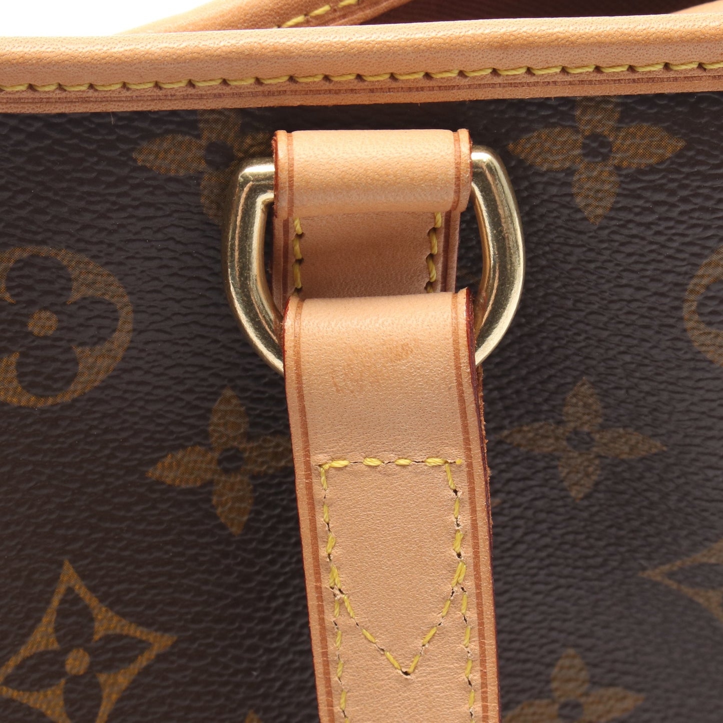 バティニョール オリゾンタル モノグラム ショルダーバッグ PVC レザー ブラウン ルイヴィトン バッグ LOUIS VUITTON
