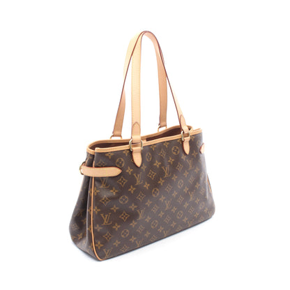 バティニョール オリゾンタル モノグラム ショルダーバッグ PVC レザー ブラウン ルイヴィトン バッグ LOUIS VUITTON