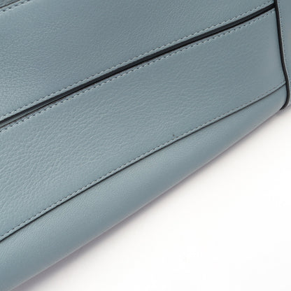 アマソナ36 2WAY ハンドバッグ レザー ブルーグレー ロエベ バッグ LOEWE