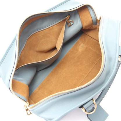 アマソナ36 2WAY ハンドバッグ レザー ブルーグレー ロエベ バッグ LOEWE