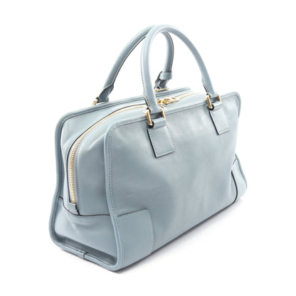 アマソナ36 2WAY ハンドバッグ レザー ブルーグレー ロエベ バッグ LOEWE
