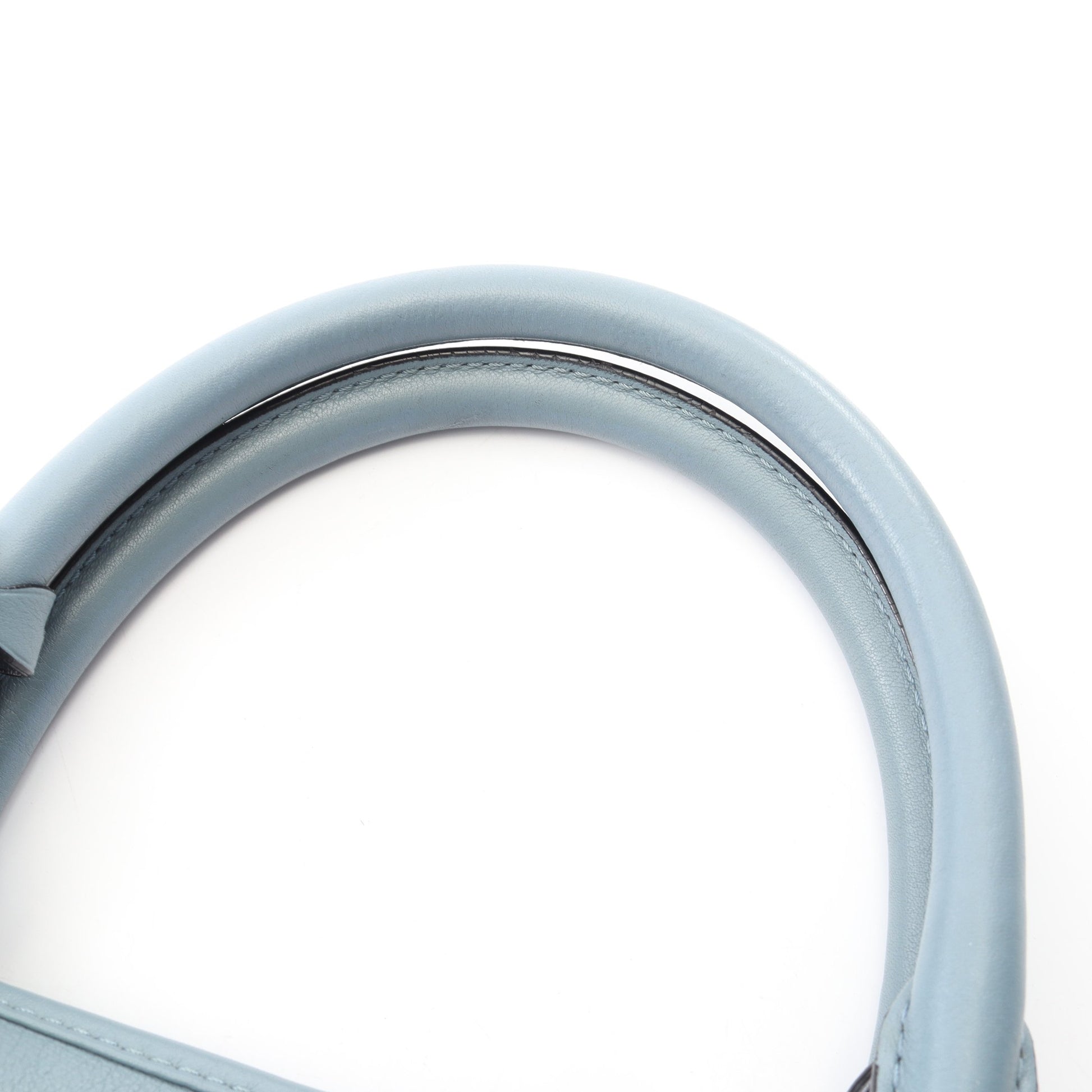 アマソナ36 2WAY ハンドバッグ レザー ブルーグレー ロエベ バッグ LOEWE