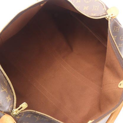 キーポル50 モノグラム ボストンバッグ PVC レザー ブラウン ルイヴィトン バッグ LOUIS VUITTON