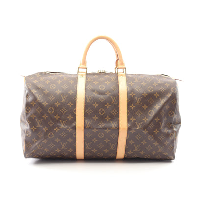 キーポル50 モノグラム ボストンバッグ PVC レザー ブラウン ルイヴィトン バッグ LOUIS VUITTON