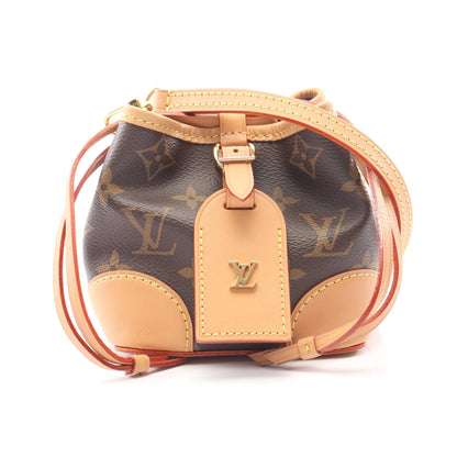 ノエ パース モノグラム ショルダーバッグ PVC レザー ブラウン ルイヴィトン バッグ LOUIS VUITTON