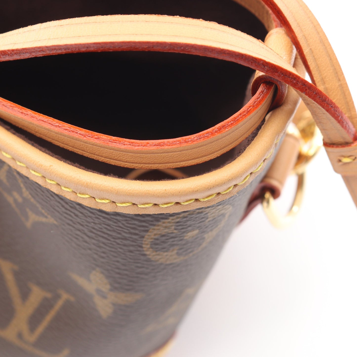 ノエ パース モノグラム ショルダーバッグ PVC レザー ブラウン ルイヴィトン バッグ LOUIS VUITTON