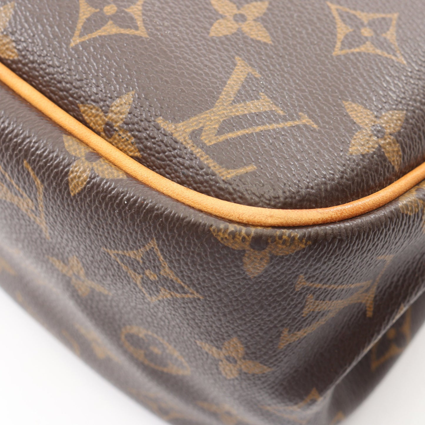 バティニョール オリゾンタル モノグラム ショルダーバッグ PVC レザー ブラウン ルイヴィトン バッグ LOUIS VUITTON