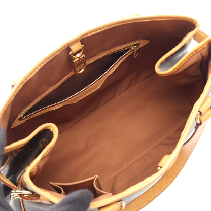 バティニョール オリゾンタル モノグラム ショルダーバッグ PVC レザー ブラウン ルイヴィトン バッグ LOUIS VUITTON