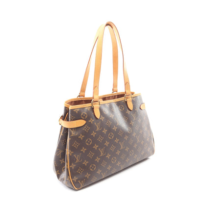 バティニョール オリゾンタル モノグラム ショルダーバッグ PVC レザー ブラウン ルイヴィトン バッグ LOUIS VUITTON