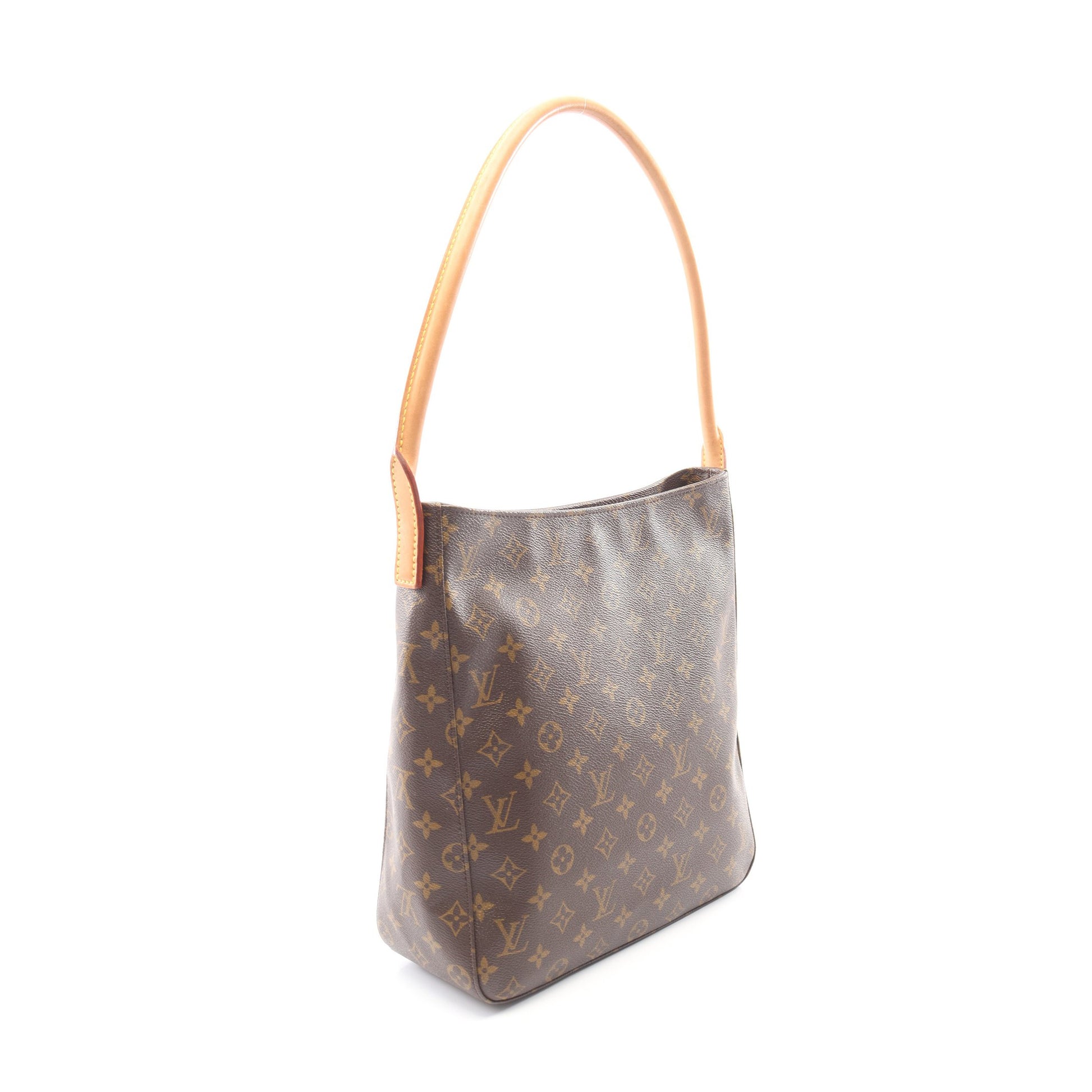 ルーピングGM モノグラム ショルダーバッグ PVC レザー ブラウン ルイヴィトン バッグ LOUIS VUITTON