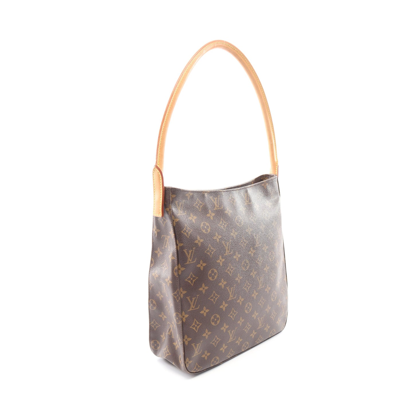 ルーピングGM モノグラム ショルダーバッグ PVC レザー ブラウン ルイヴィトン バッグ LOUIS VUITTON