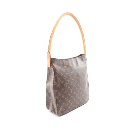 ルーピングGM モノグラム ショルダーバッグ PVC レザー ブラウン ルイヴィトン バッグ LOUIS VUITTON