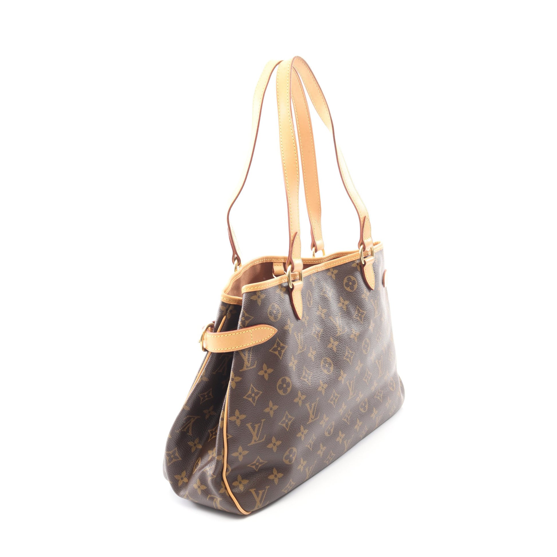 バティニョール オリゾンタル モノグラム ショルダーバッグ PVC レザー ブラウン ルイヴィトン バッグ LOUIS VUITTON