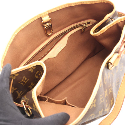 バティニョール オリゾンタル モノグラム ショルダーバッグ PVC レザー ブラウン ルイヴィトン バッグ LOUIS VUITTON