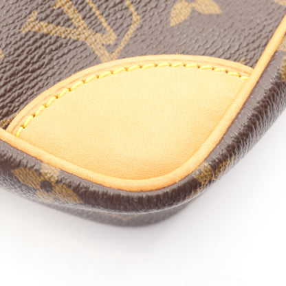 ダヌーブ モノグラム ショルダーバッグ PVC レザー ブラウン ルイヴィトン バッグ LOUIS VUITTON