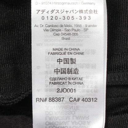 Y's × adidas CACTUS FLOWER TRACK PANTS 刺繍 ジョガーパンツ ブラック ワイズ ボトムス Y's
